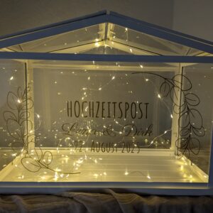 Gewächshaus „Hochzeitspost“ zur Miete